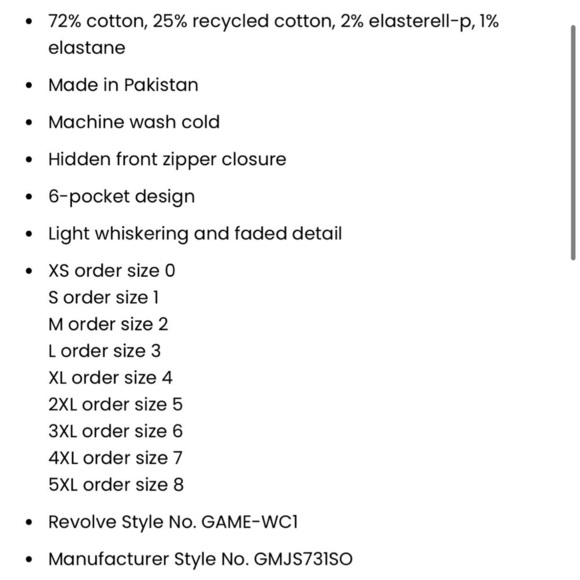 New Good American Fit For Success Jumpsuit in Blue274 Denim Jean Sz 7 - Picture 14 of 14